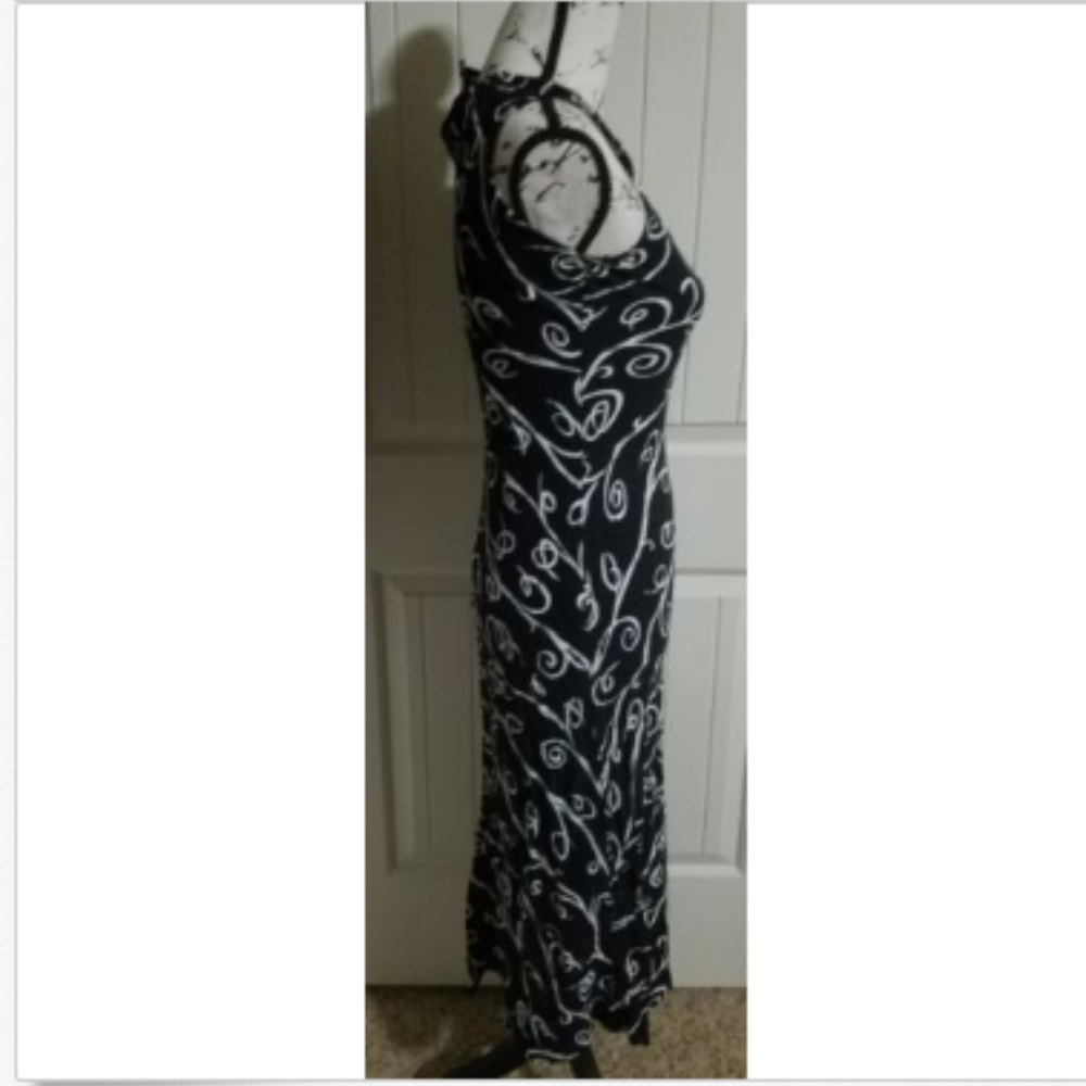 All That Jazz Black White Vintage Dress - Picture 2 of 3